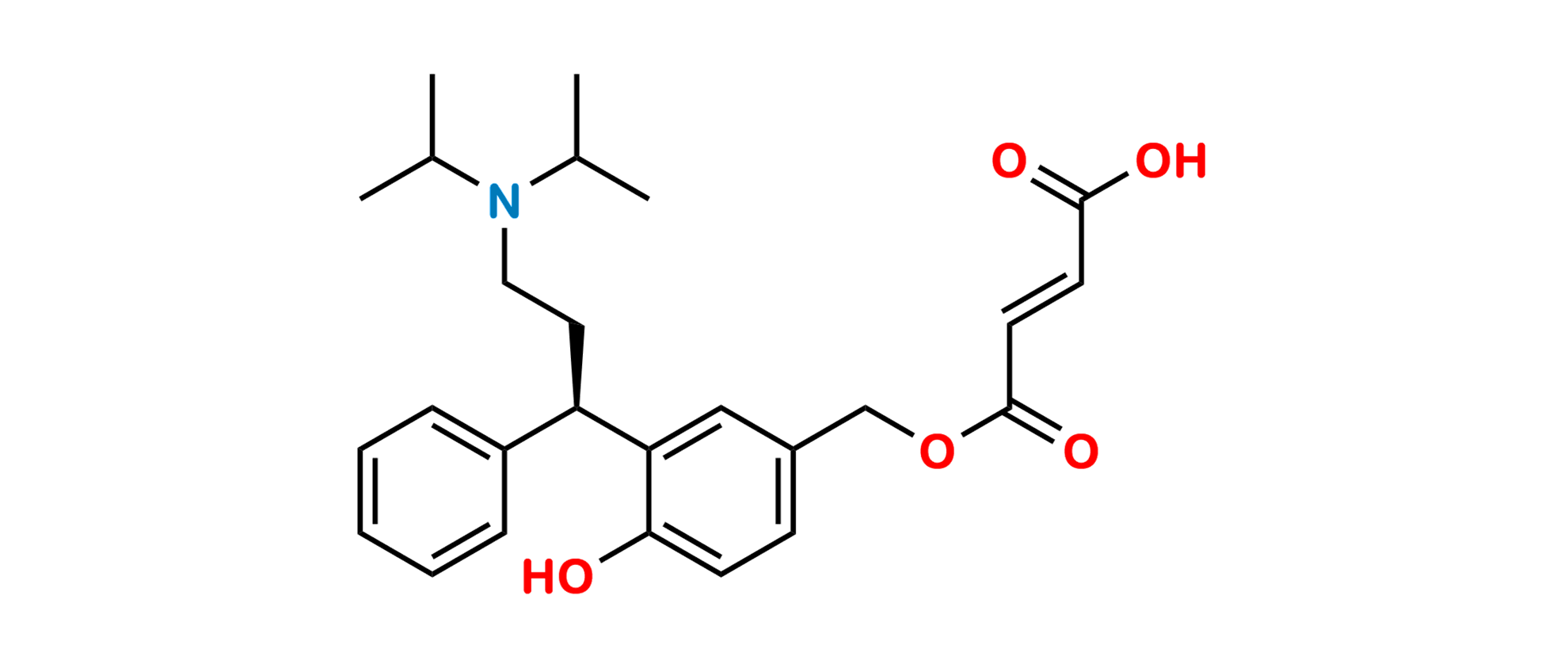 Fesoterodine Fumarate Ester of Diol
